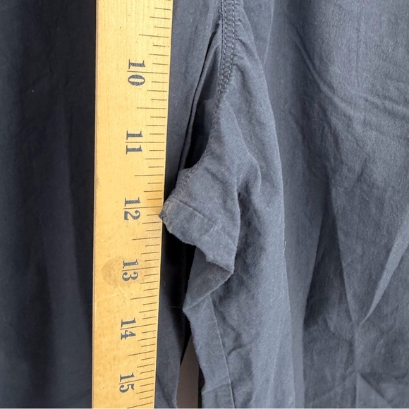 Cos blue cotton pants drawstring sz S elastic pull on waistband - Picture 6 of 10